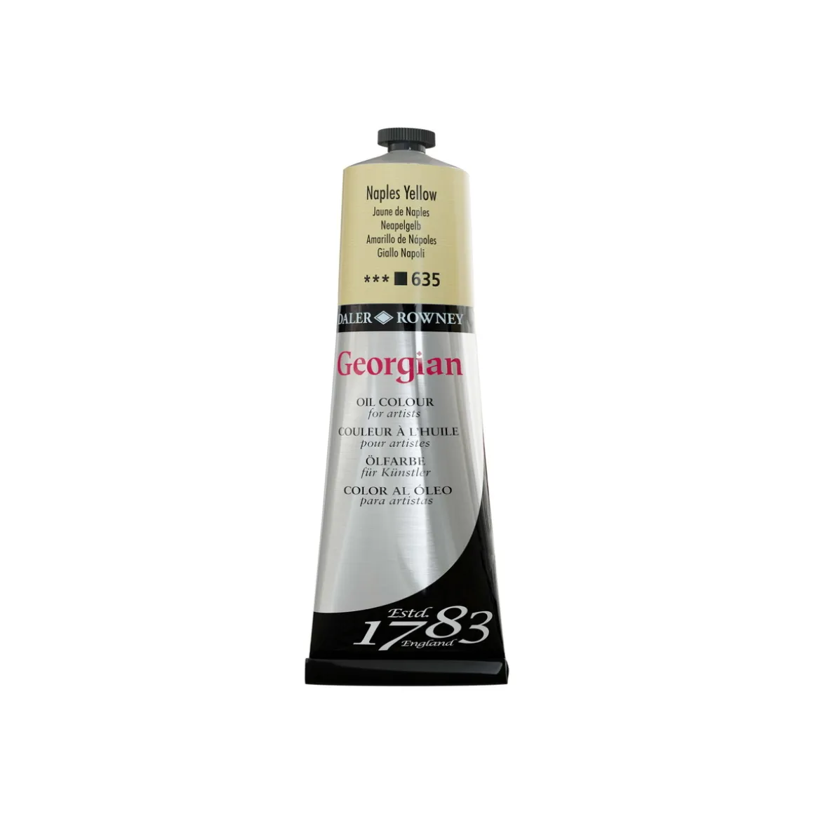 Georgian Oil Colour oliefarve 225 ml Naples Yellow 635