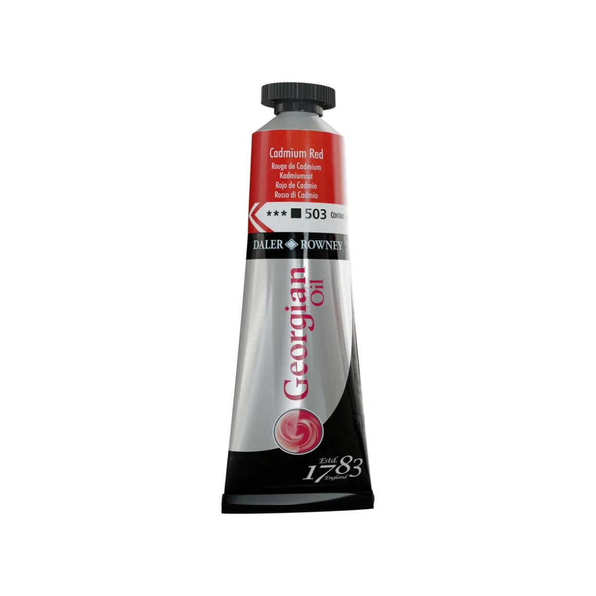 Georgian Oil Colour oliefarve 38 ml Cadmium Red 503