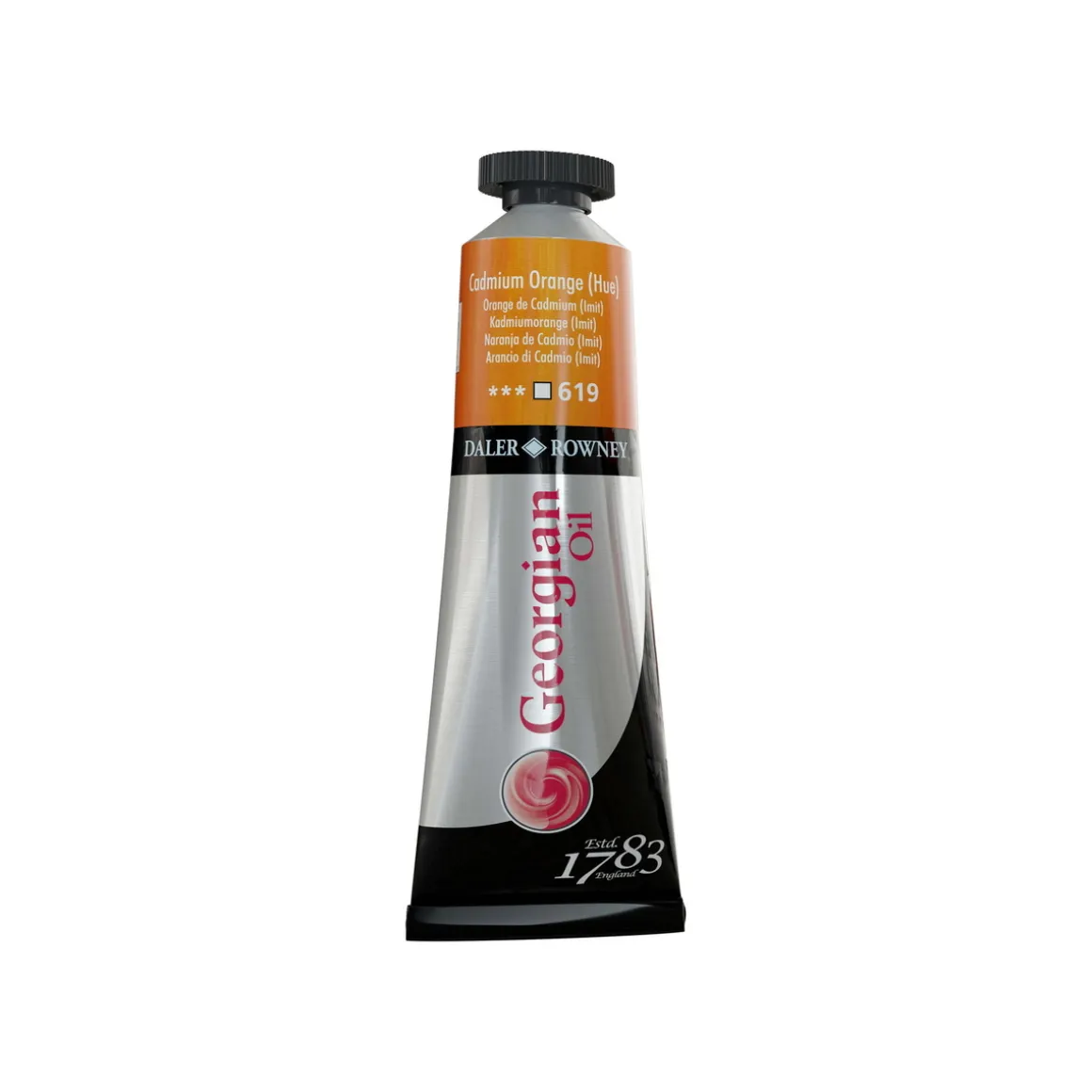 Georgian Oil Colour oliefarve 38 ml Cadmium Orange Hue 619