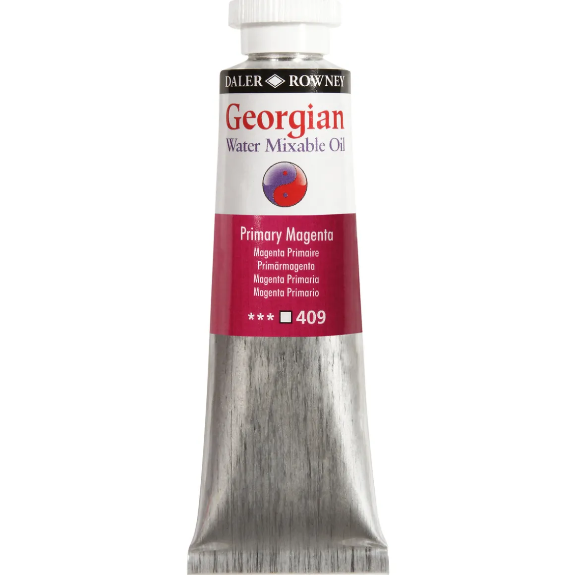 Georgian Water Mixable Oil Colour, vandopløselig oliefarve 37 ml Primary Yellow 627
