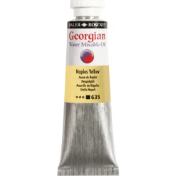 Georgian Water Mixable Oil Colour, vandopløselig oliefarve 37 ml Naples Yellow 635