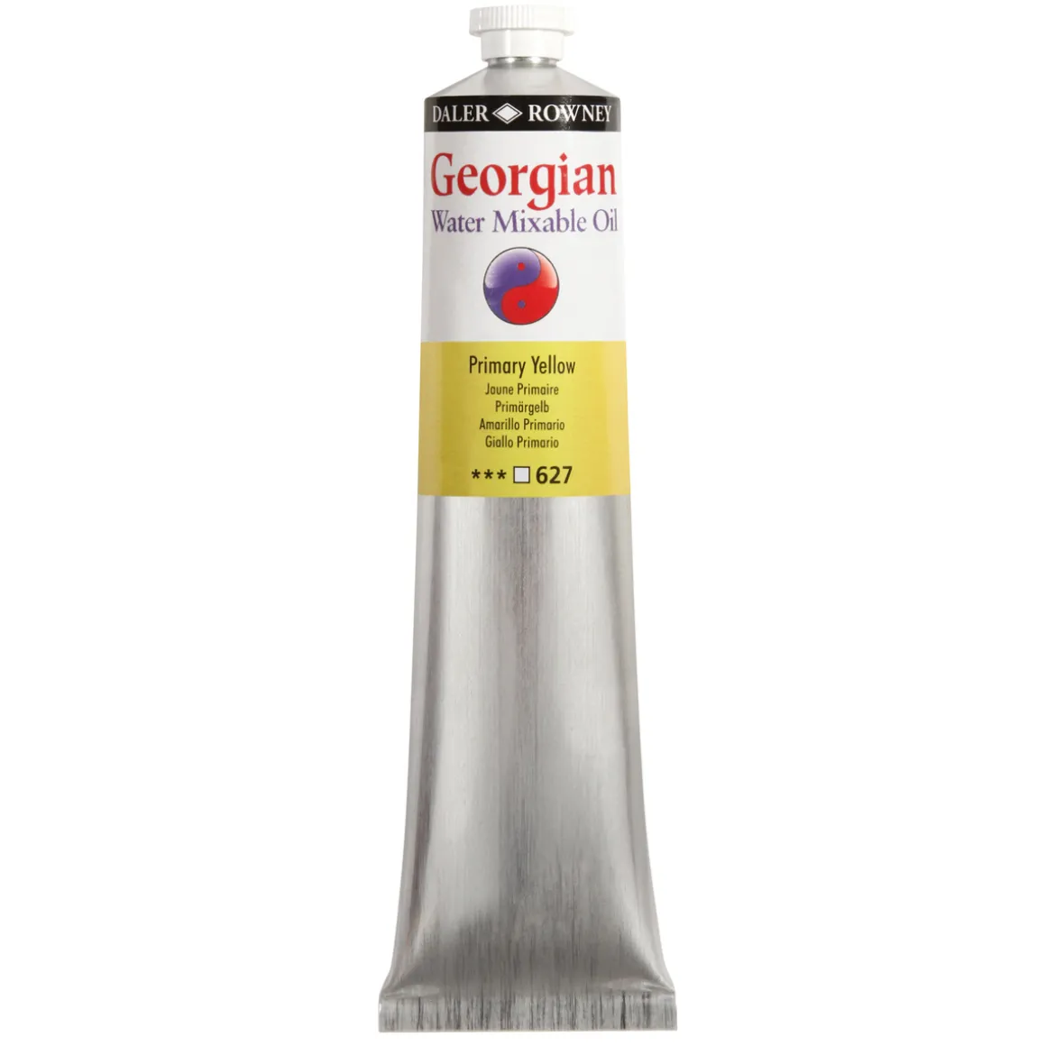 Georgian Water Mixable Oil Colour, vandopløselig oliefarve 200 ml Cadmium Yellow Hue 620