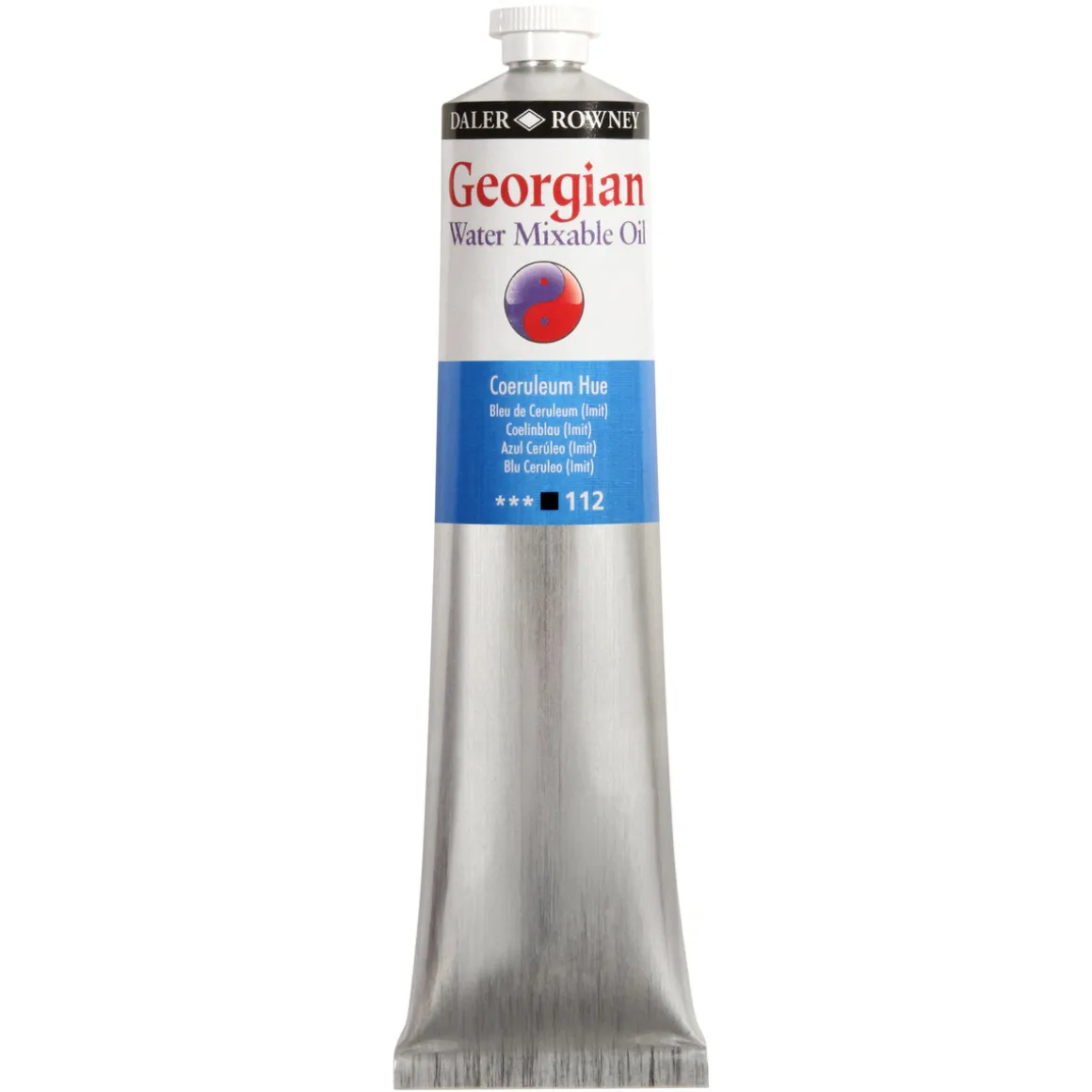 Georgian Water Mixable Oil Colour, vandopløselig oliefarve 200 ml Coeruleum Hue 112