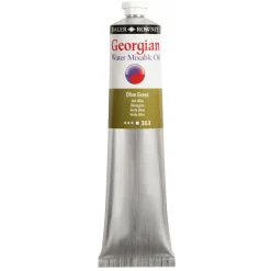 Georgian Water Mixable Oil Colour, vandopløselig oliefarve 200 ml Olive Green 363