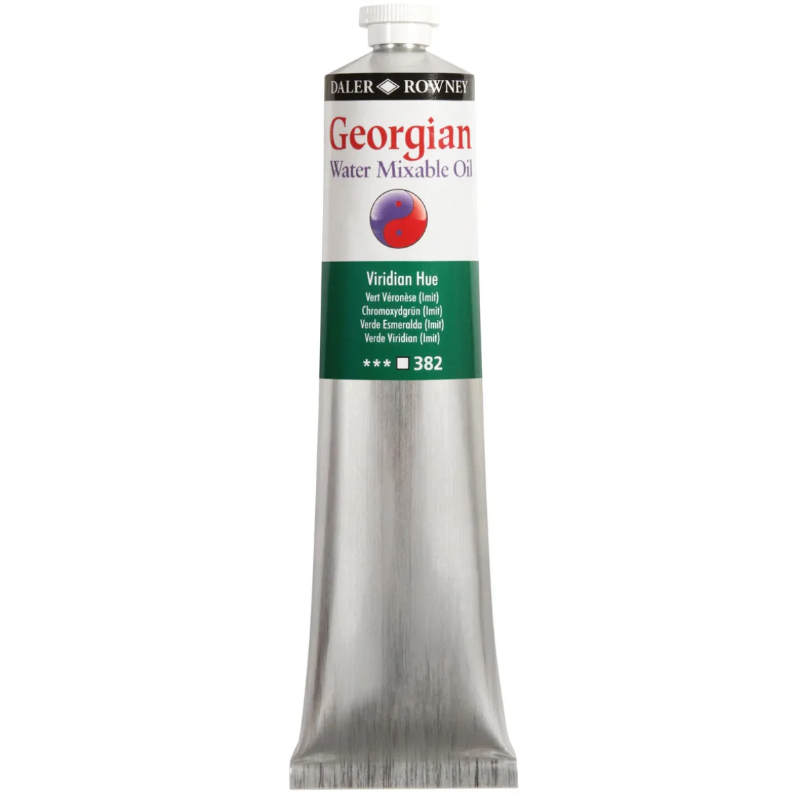 Georgian Water Mixable Oil Colour, vandopløselig oliefarve 200 ml Viridian Hue 382
