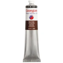 Georgian Water Mixable Oil Colour, vandopløselig oliefarve 200 ml Burnt Umber 223