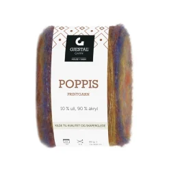Gjestal Garn Poppis printgarn 50 g orange – graderet garn