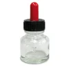 Glasflaske 30 ml med pipette