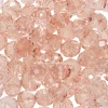 Glasperle facet rosa 80 stk.