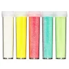 Glitter fremstillet af mere end 90% cellulose, 5-pak a 7 gram i iriserende pastelfarver