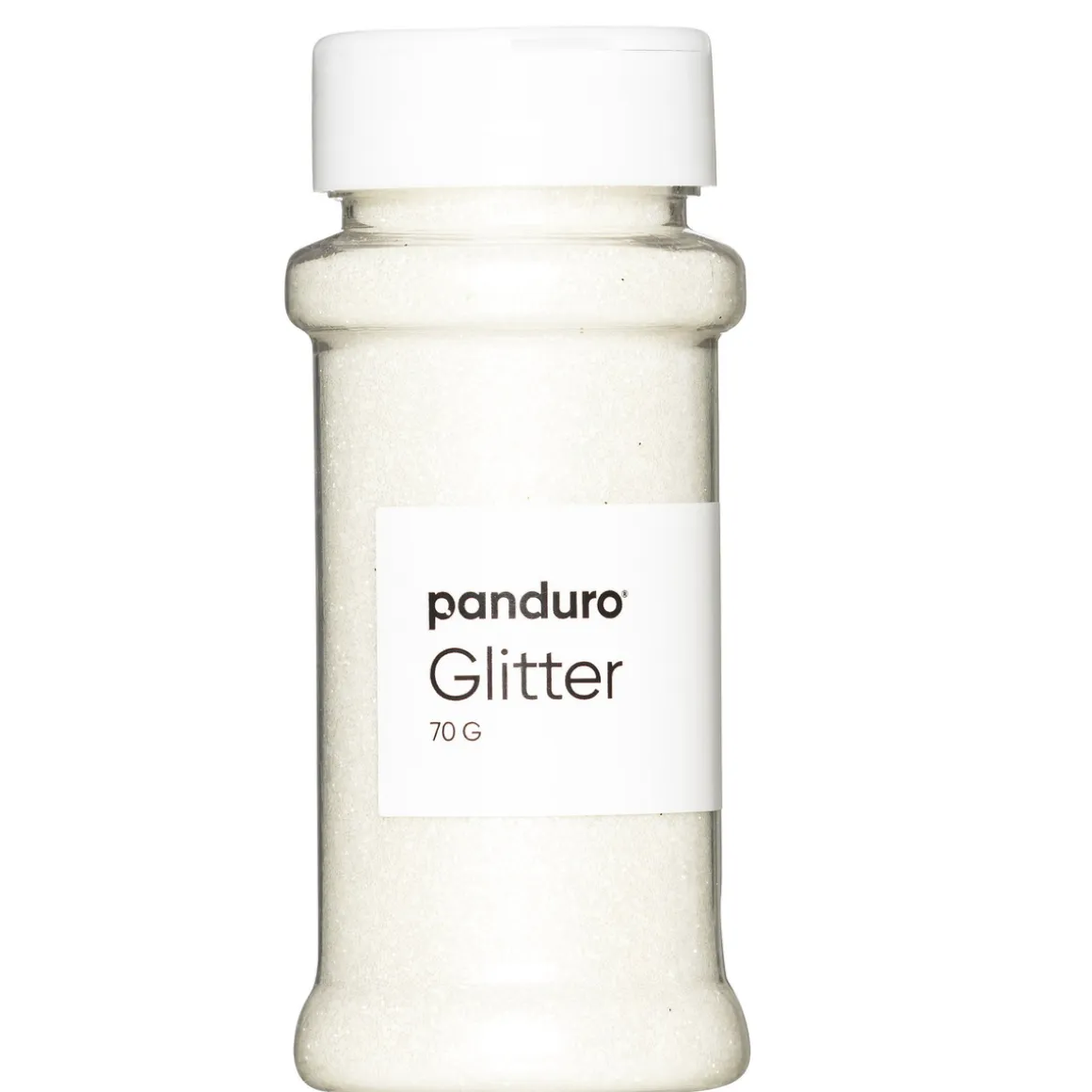 Glitter perlemor, 70 gram gnistrende glitter fremstillet af >90% cellulose!