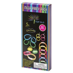 Glow Sticks Mega Partypack, sæt gang i festen med selvlysende dekoration og rekvisitter!