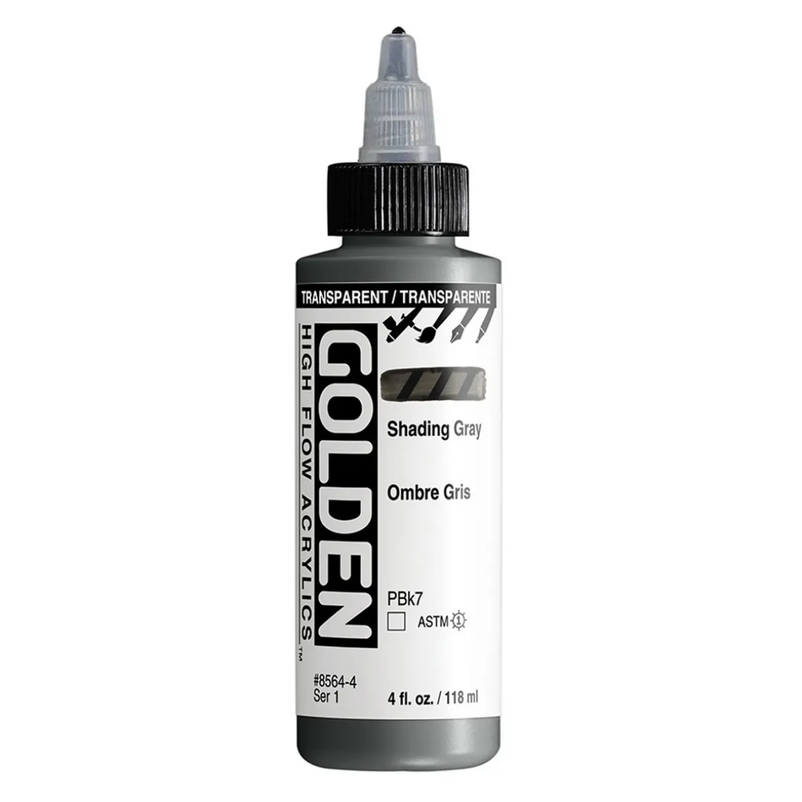 Golden Artist High Flow Acrylics 118 ml – Shading gray #8564 series 1