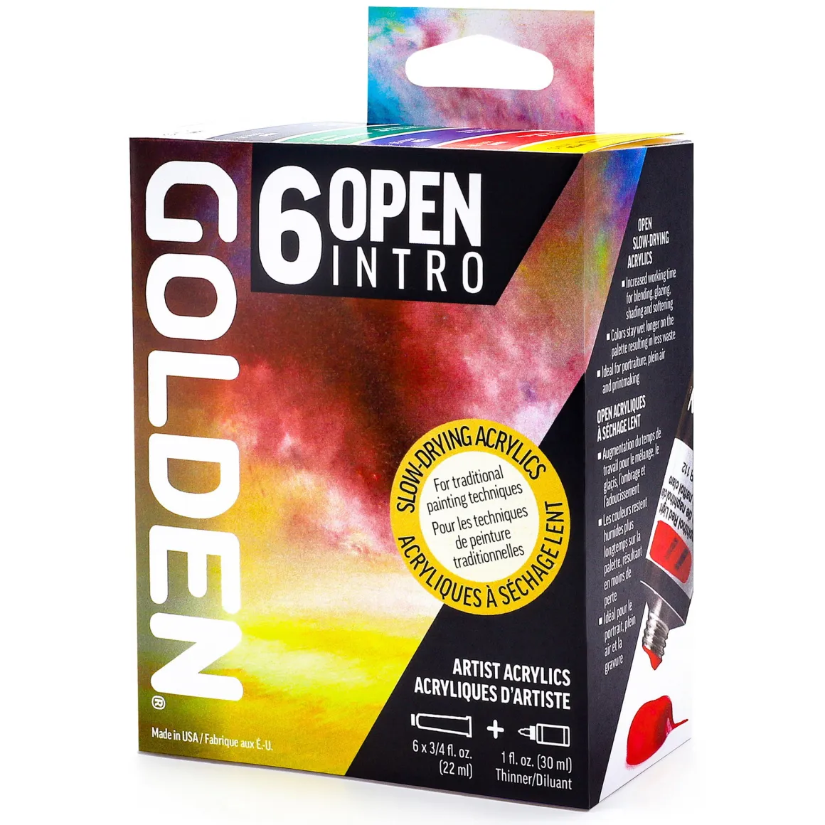Golden Artist Open Acrylics Intro Set #055