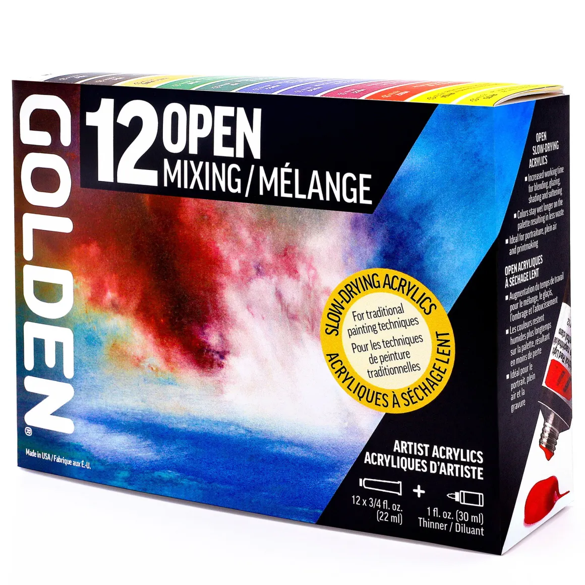 Golden Artist Open Acrylics Mixing Set #925