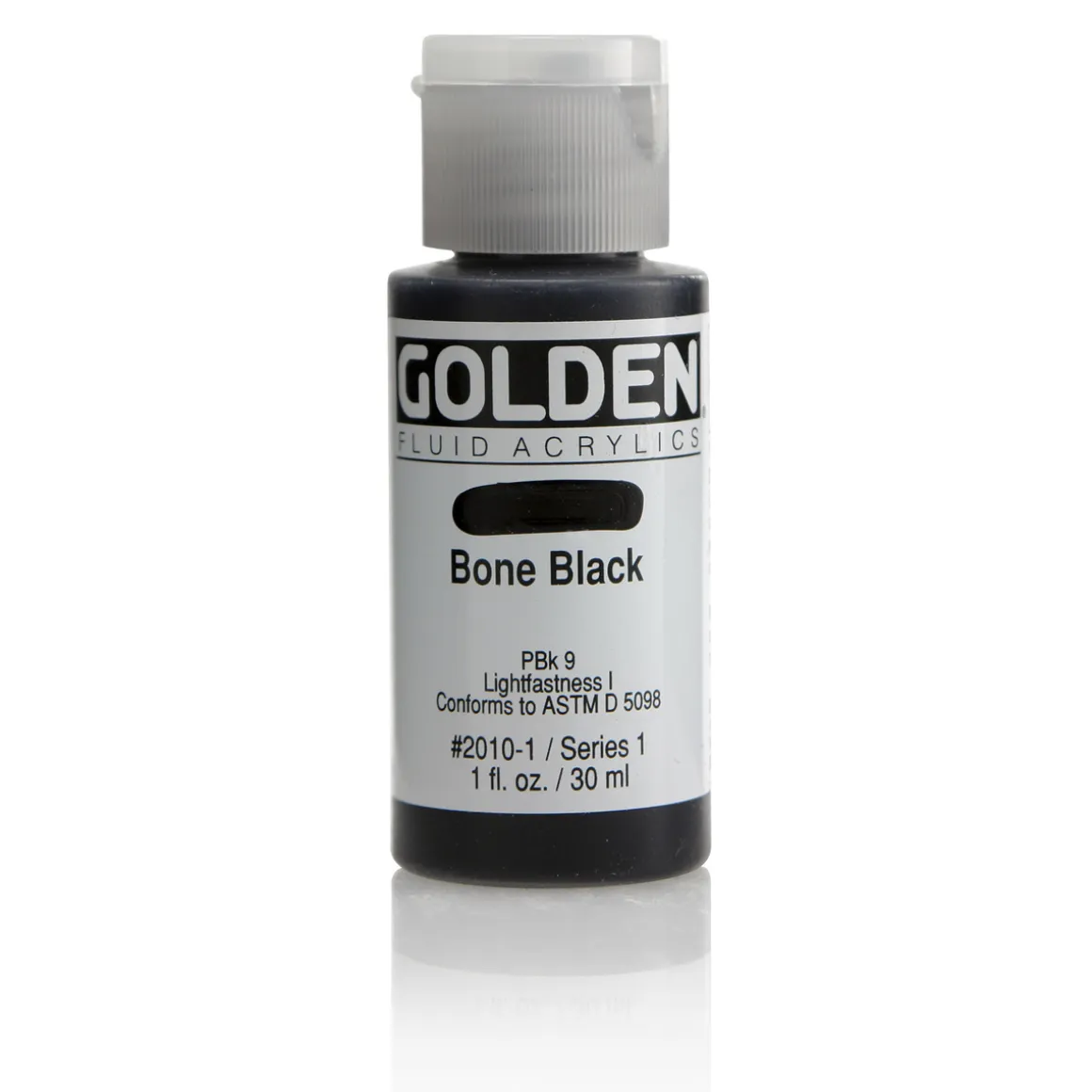 Golden Fluid Acrylics 30 ml - 2010 Bone Black