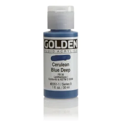 Golden Fluid Acrylics 30 ml - 2051 Ceruleum Blue Deep