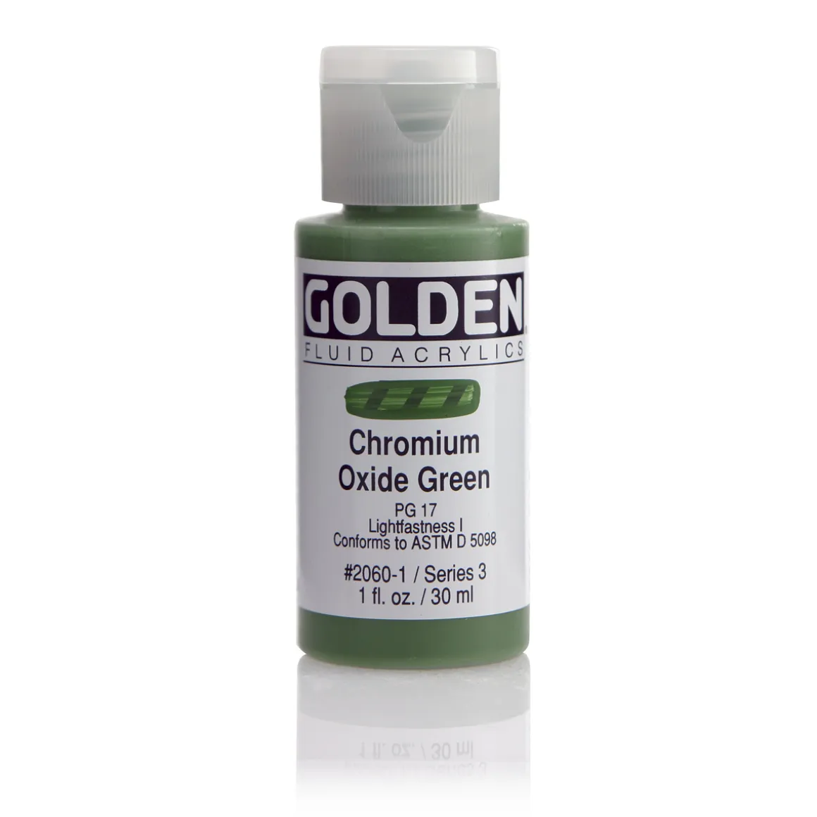 Golden Fluid Acrylics 30 ml - 2060 Chromium Oxide Green