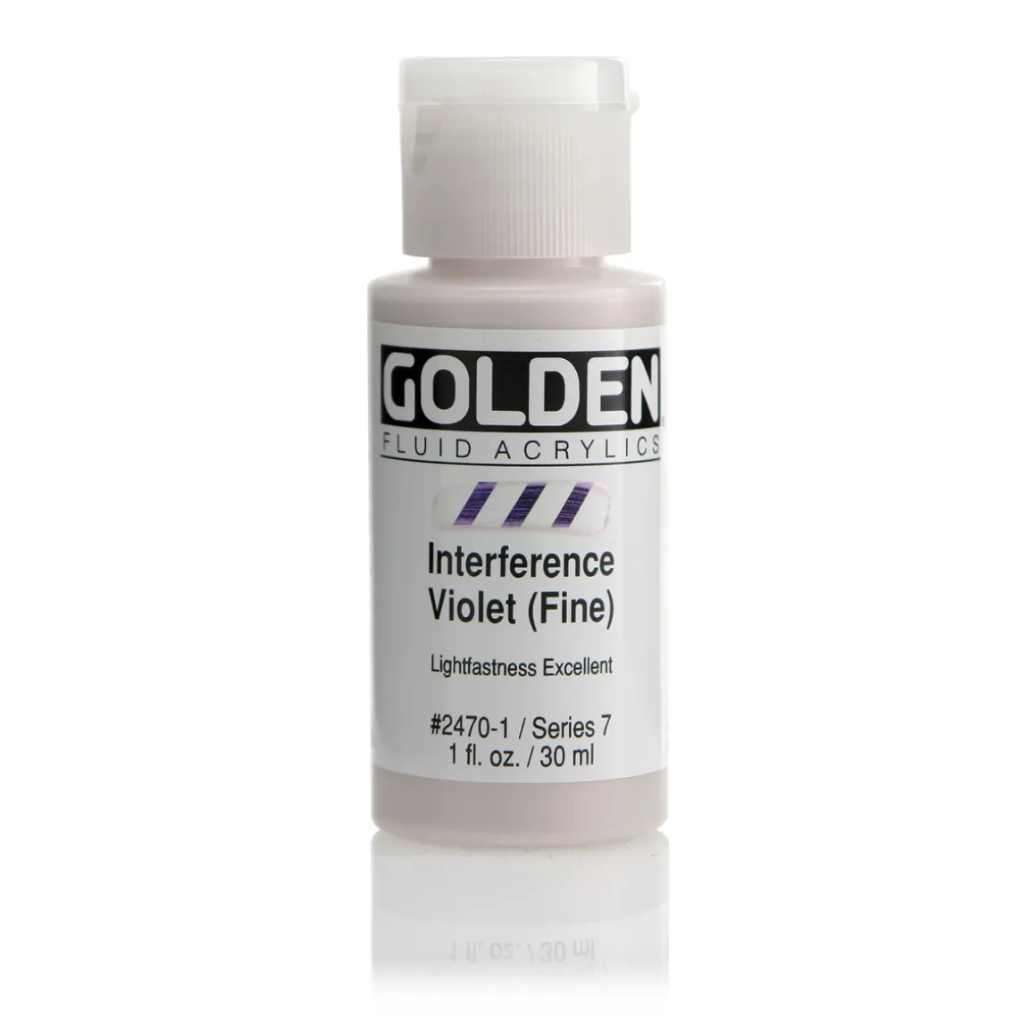 Golden Fluid Acrylics 30 ml - 2470 Interference Violet F.