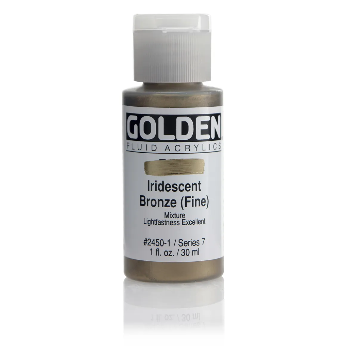 Golden Fluid Acrylics 30 ml - 2450 Iridescent Bronze F.