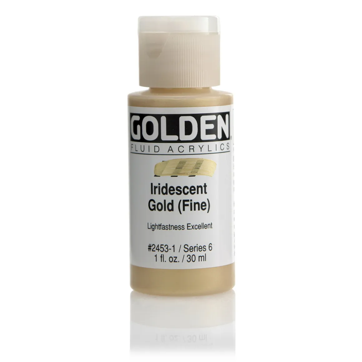 Golden Fluid Acrylics 30 ml - 2453 Iridescent Gold F.