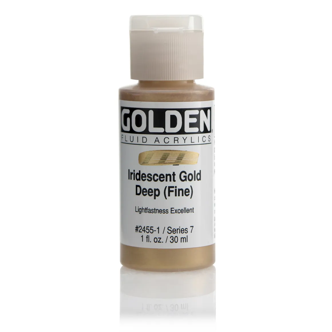 Golden Fluid Acrylics 30 ml - 2455 Iridescent Gold Deep F.