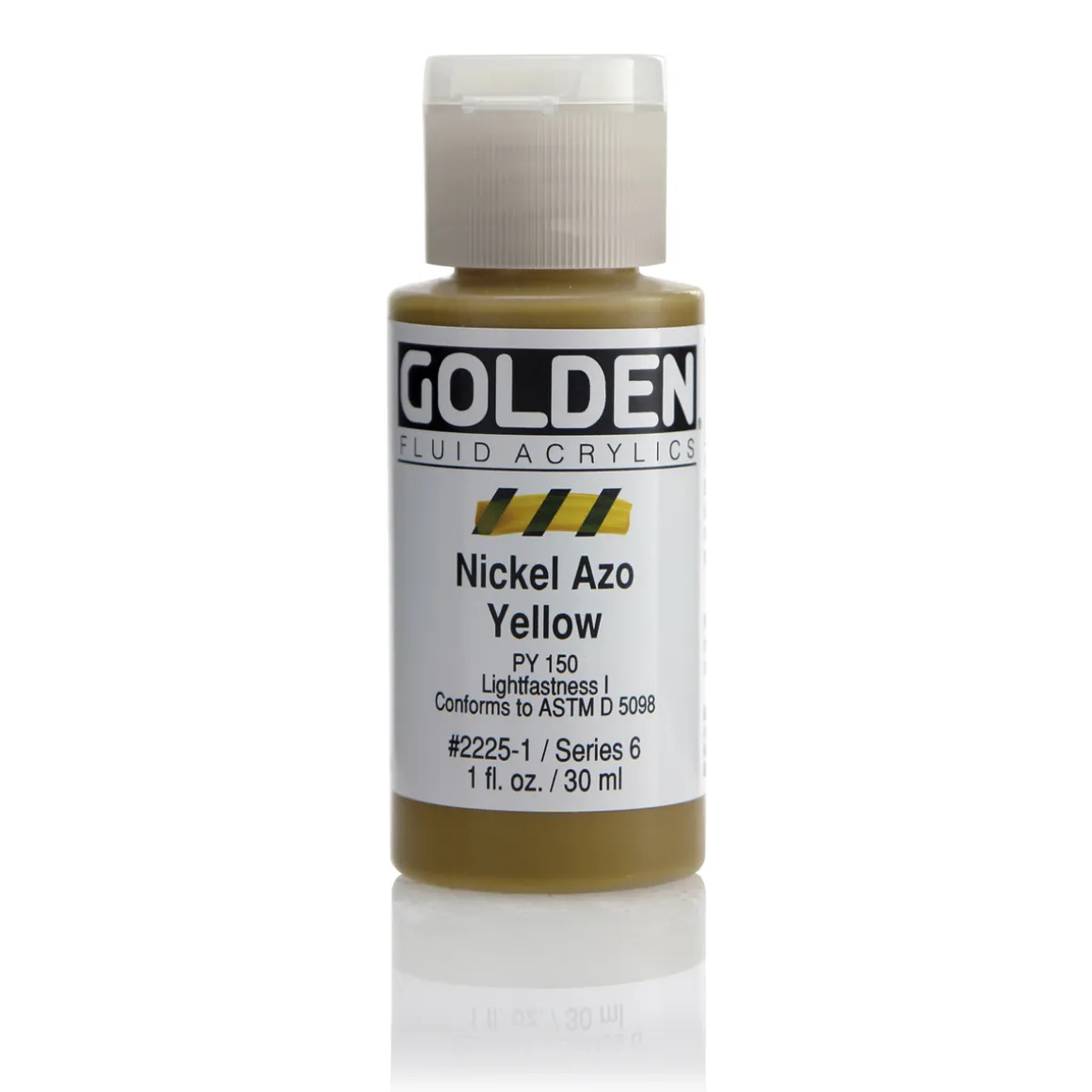 Golden Fluid Acrylics 30 ml - 2225 Nickel Azo Yellow