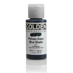 Golden Fluid Acrylics 30 ml - 2270 Phthalo Green