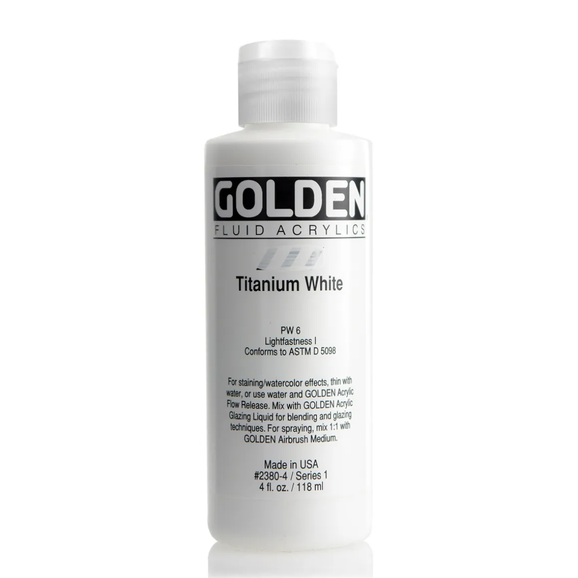 Golden Fluid Acrylics 118 ml - 2380 Titanium White