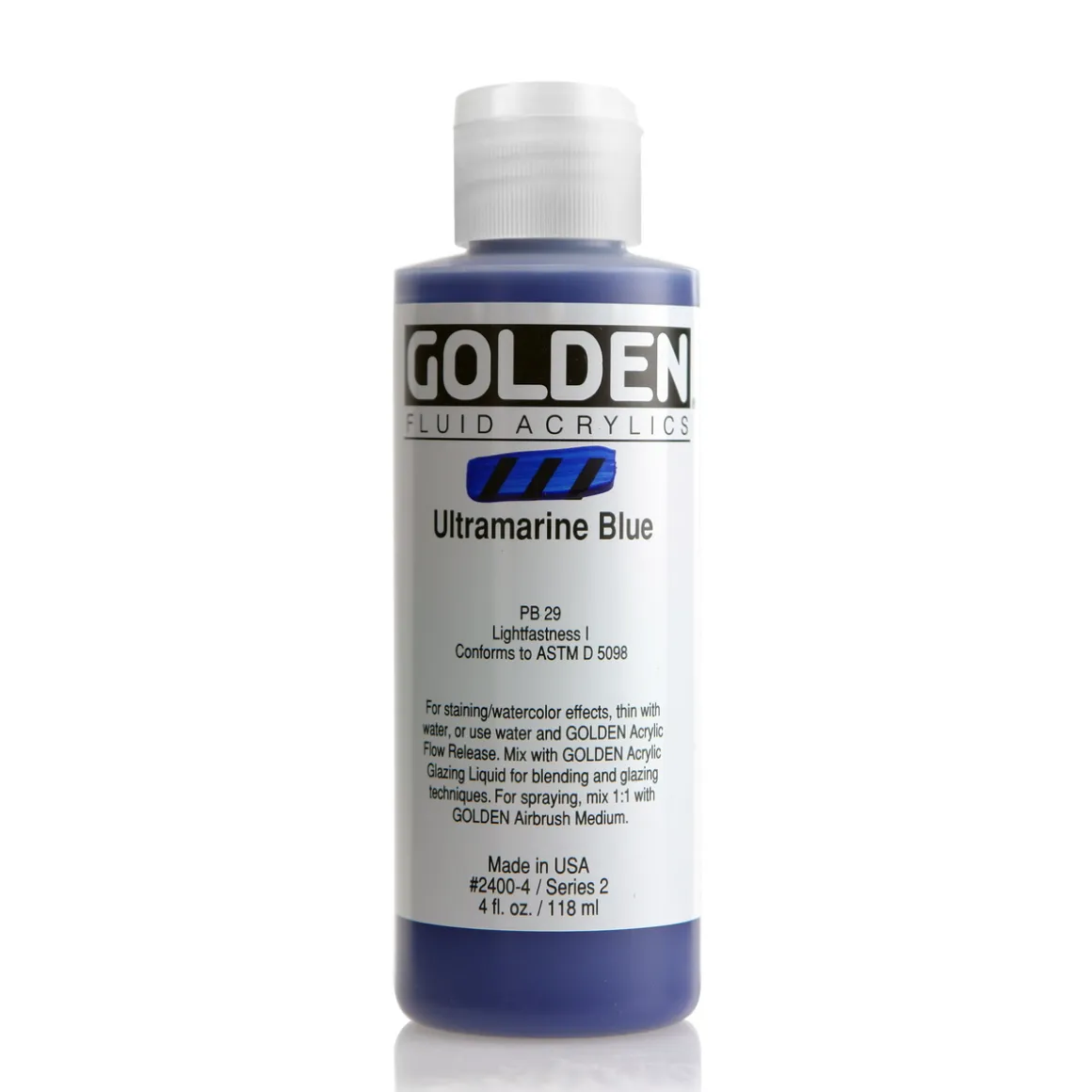 Golden Fluid Acrylics 118 ml - 2400 Ultramarine Blue