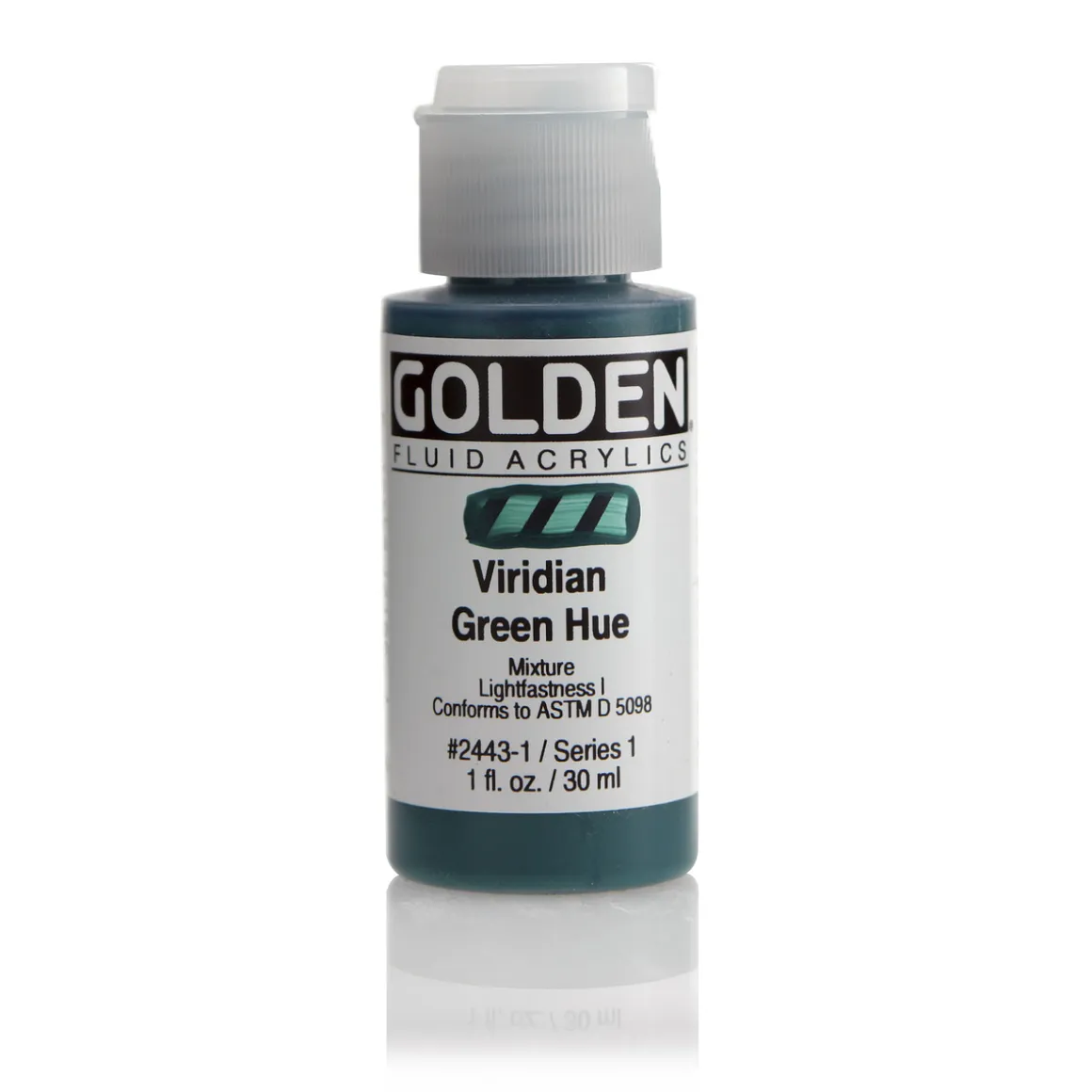 Golden Fluid Acrylics 30 ml - 2443 Viridian Green Hue