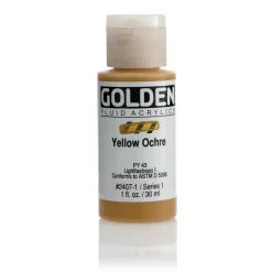 Golden Fluid Acrylics 30 ml - 2407 Yellow Ochre