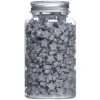 100 gram sølvfarvede glitterstjerner – 1x0,5 cm