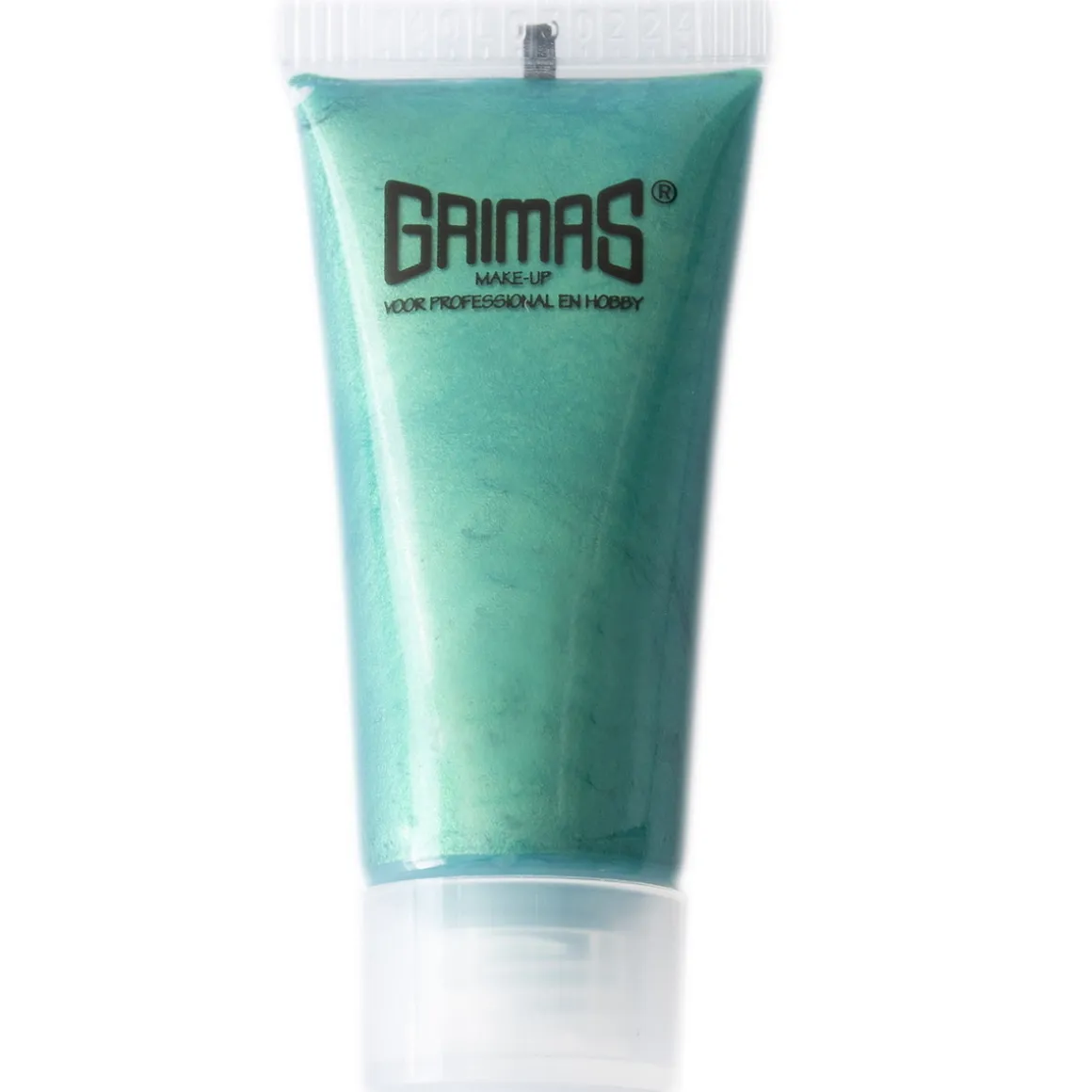 Grimas Liquid Make-Up Pearl, metallicglinsende ansigtsmaling, 8 ml grøn