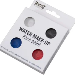 Grimas Make-Up Basic – 4 vandbaserede ansigtsfarver til halloween og fastelavn!