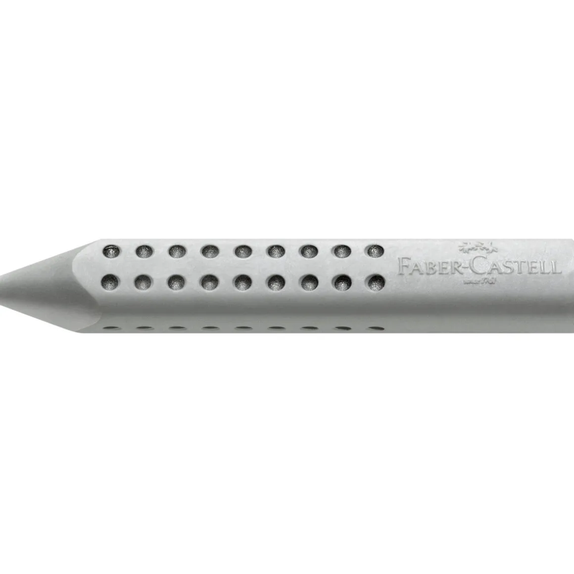 Grip 2001 eraser pen sølv