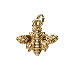 Guldfarvet vedhæng/charm bi 15,5×13,4 mm