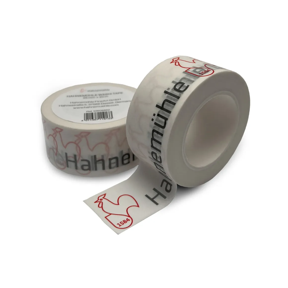 Hahnemühle Fine Art Masking Tape, hvid maskeringstape med tekst 25 mm × 20 meter