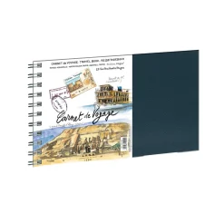Hahnemühle Travel Book, spiralindbundet akvarelblok, 14×22 cm, 25 ark, 300 g/m²