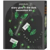 Halloween glow in the dark – 75 selvlysende edderkopper og 6 hænder + spindelvæv