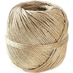 Hampesnøre 1,3 mm 50 m natur
