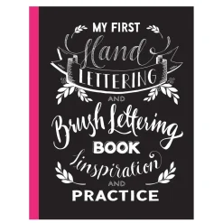 Hand & Brush Lettering øvebog – lær at tegne og male smukke bogstaver!
