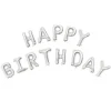Happy B-day folie sølv