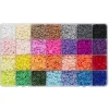 Heishi beads megamix – 5600 (Ø6 mm) heishi-perler i 28 forskellige farver