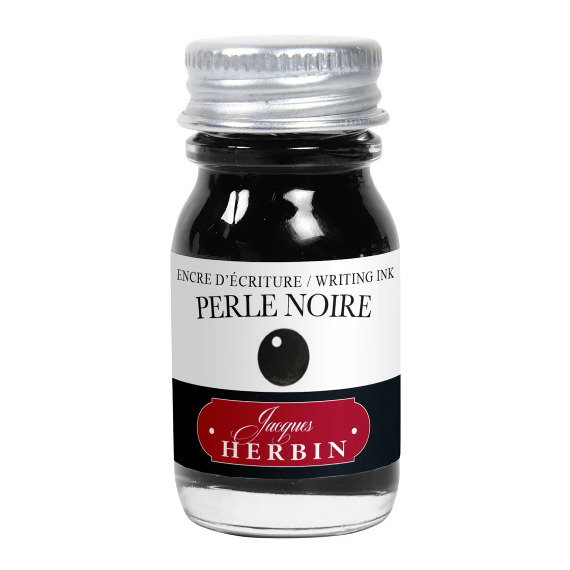 Herbin Fountain Ink 10 ml, blæk til fyldepenne – sort/perle noir
