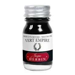 Herbin Fountain Ink 10 ml, blæk til fyldepenne – mørkegrøn/vert empire