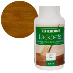 Herdins lakbejdse 300 ml – 722 teak