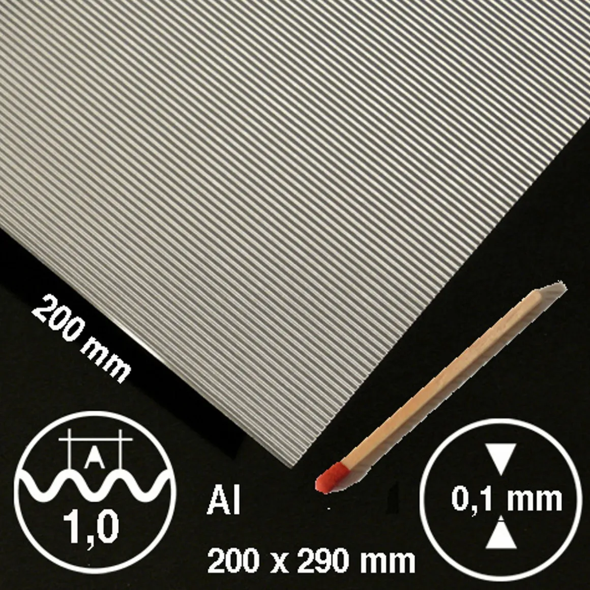 Hermoli ark Aluminium 1 mm