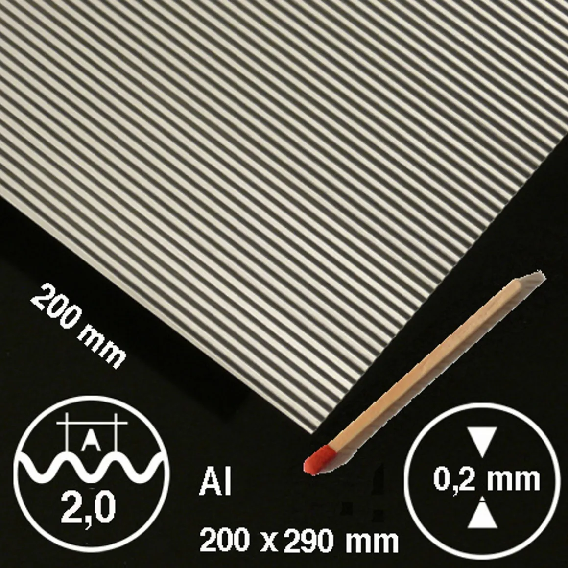 Hermoli ark Aluminium 2 mm