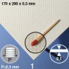 Hermoli ark struktureret 2,3mm